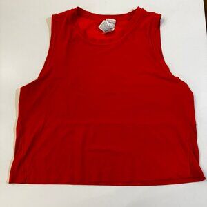 ATHLETA RED SLEEVELESS TOP
